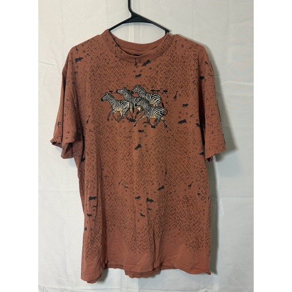 Ultra Club Other - Natural Bridge Wildlife Ranch Shirt Mens XL Full Print African Safari Texas